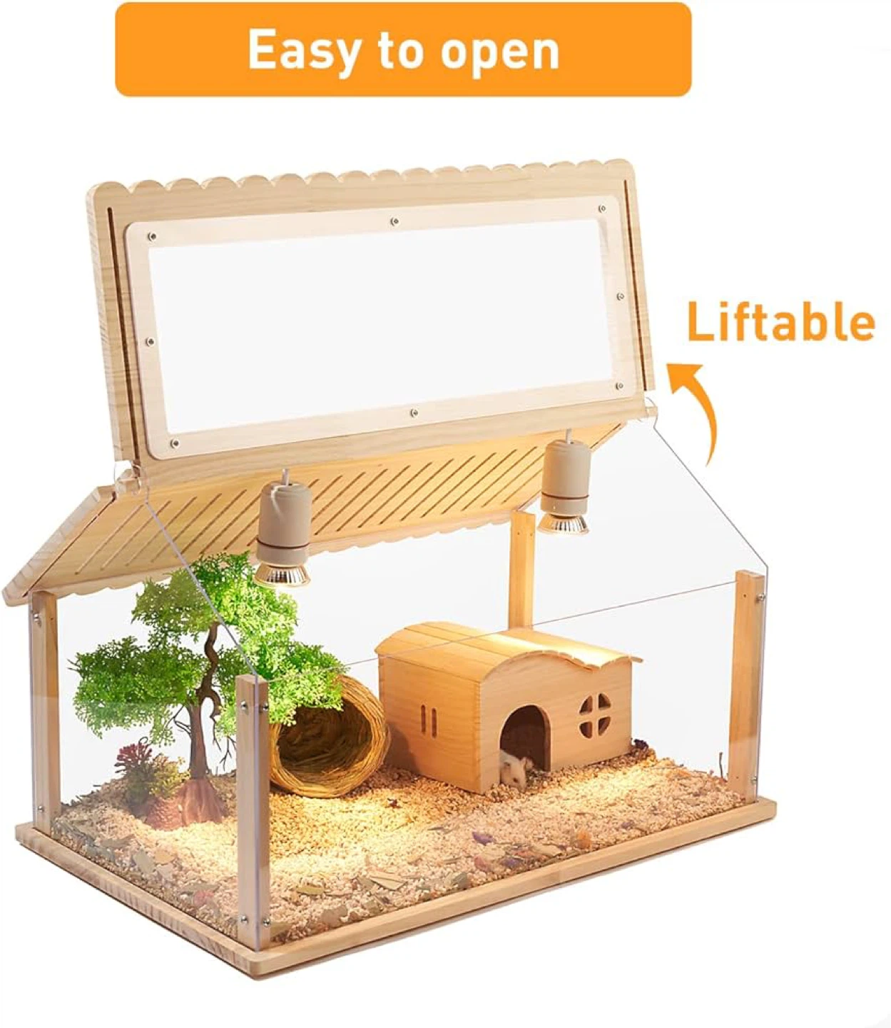 LURIVA 24-inch Transparent Hamster Cage BNIB - photo 2