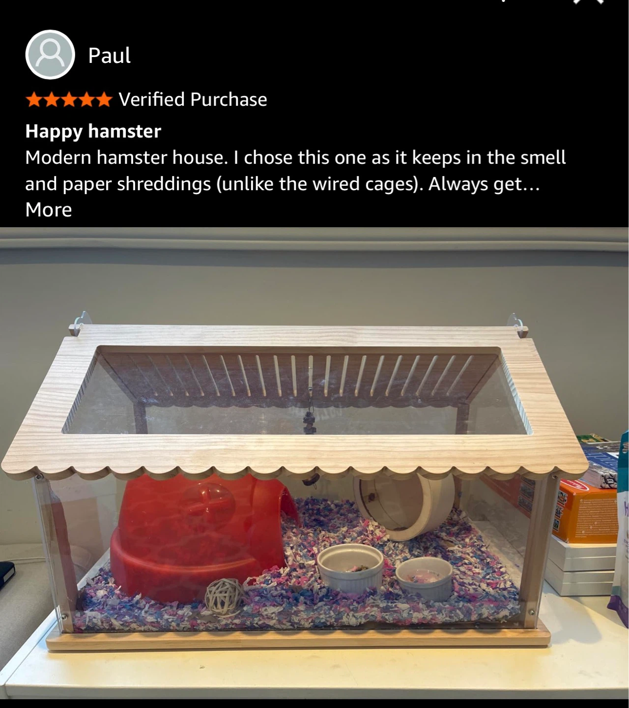 LURIVA 24-inch Transparent Hamster Cage BNIB - photo 4
