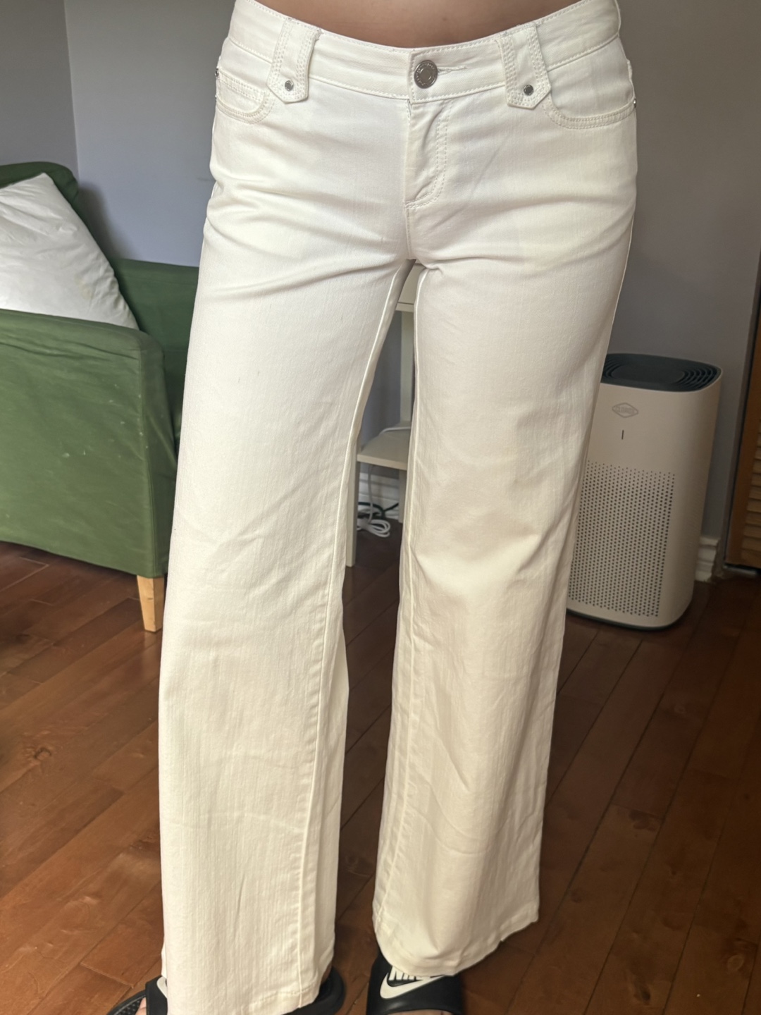 Michael Kors White Flare Jeans Size 4