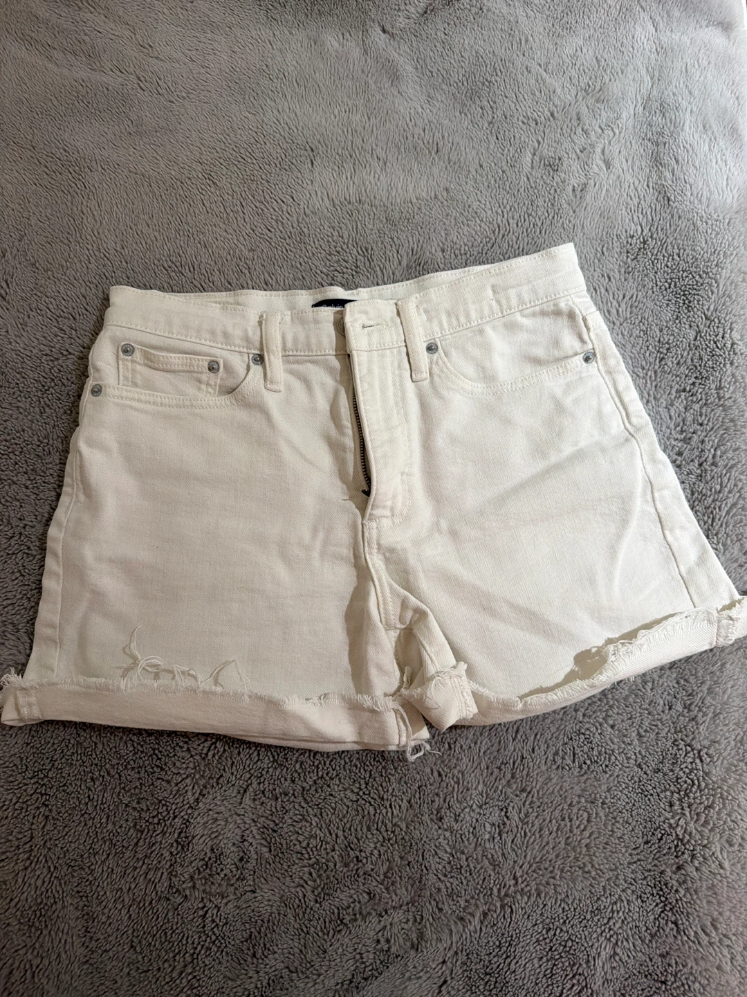 Calvin Klein Jeans White Denim Shorts - photo 3