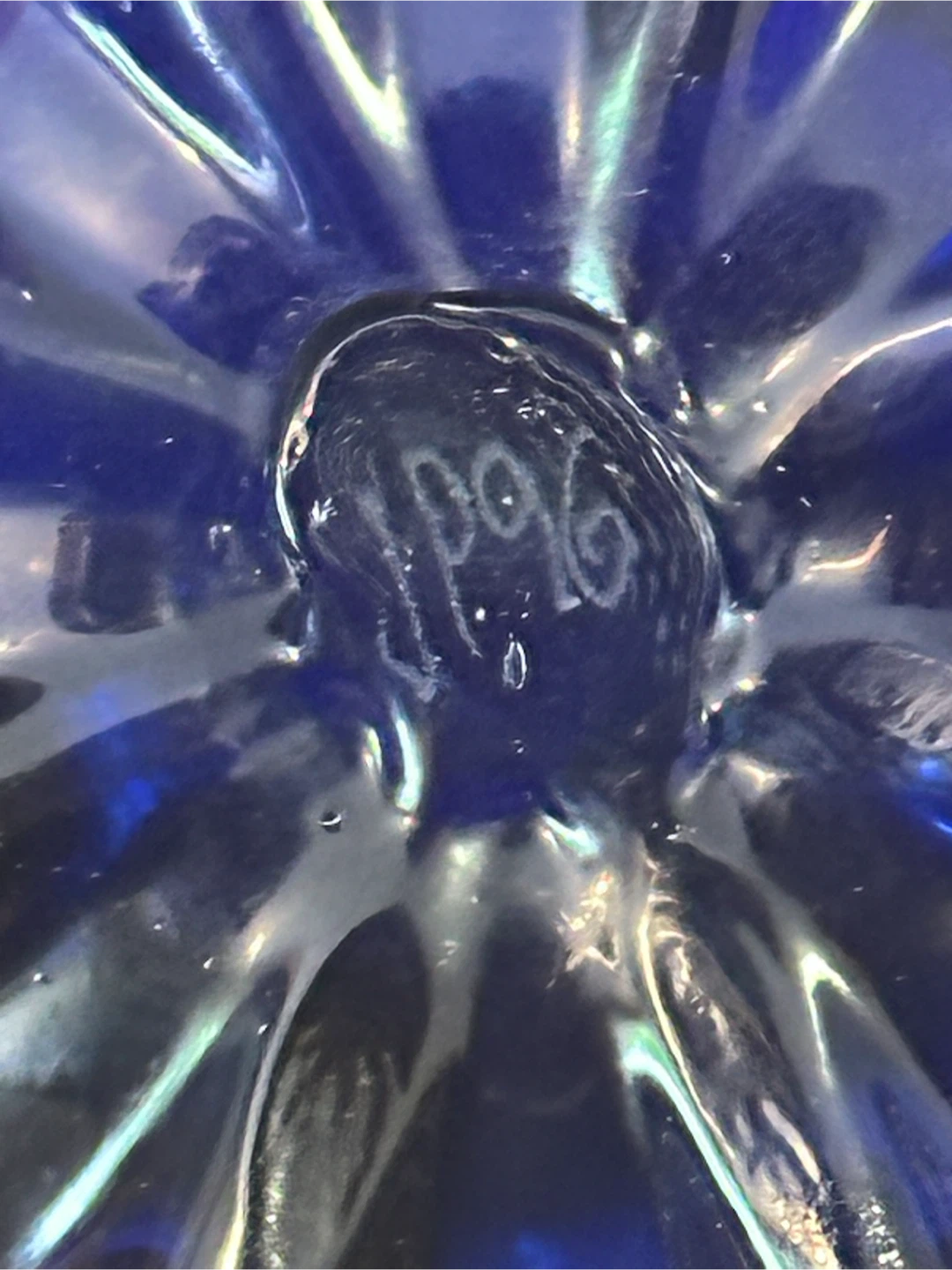 John Pryor art glass oil candle made in mission - photo 5
