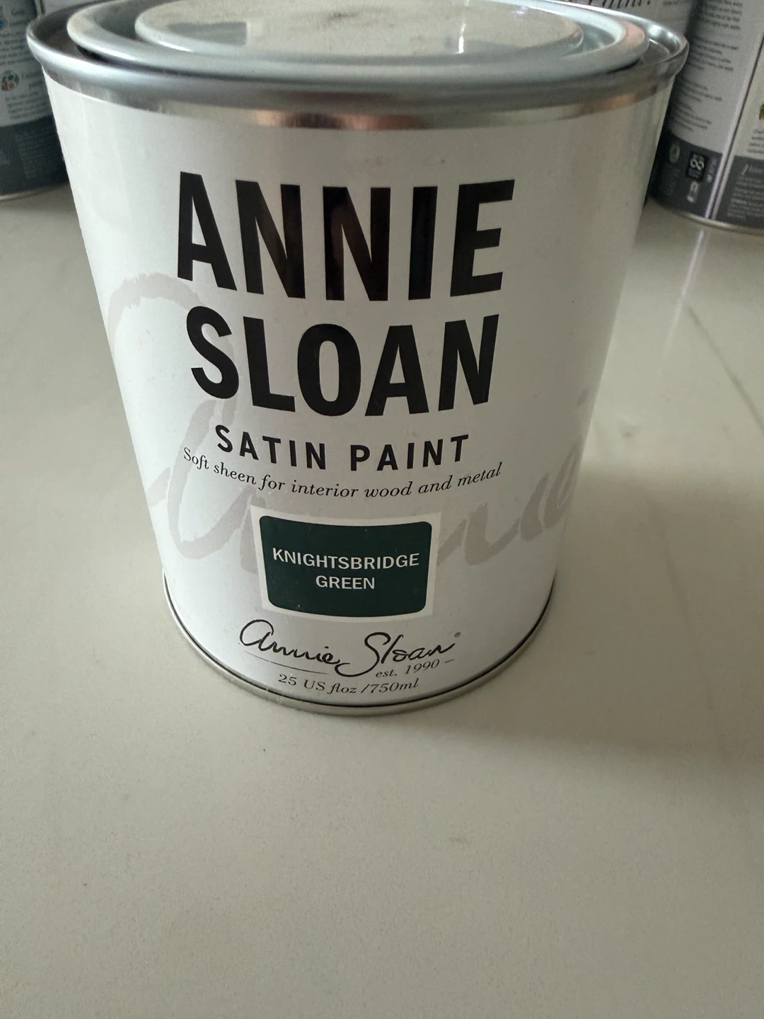 BRAND NEW Annie Sloan Satin Paint 750ml - Knightsbridge Green
