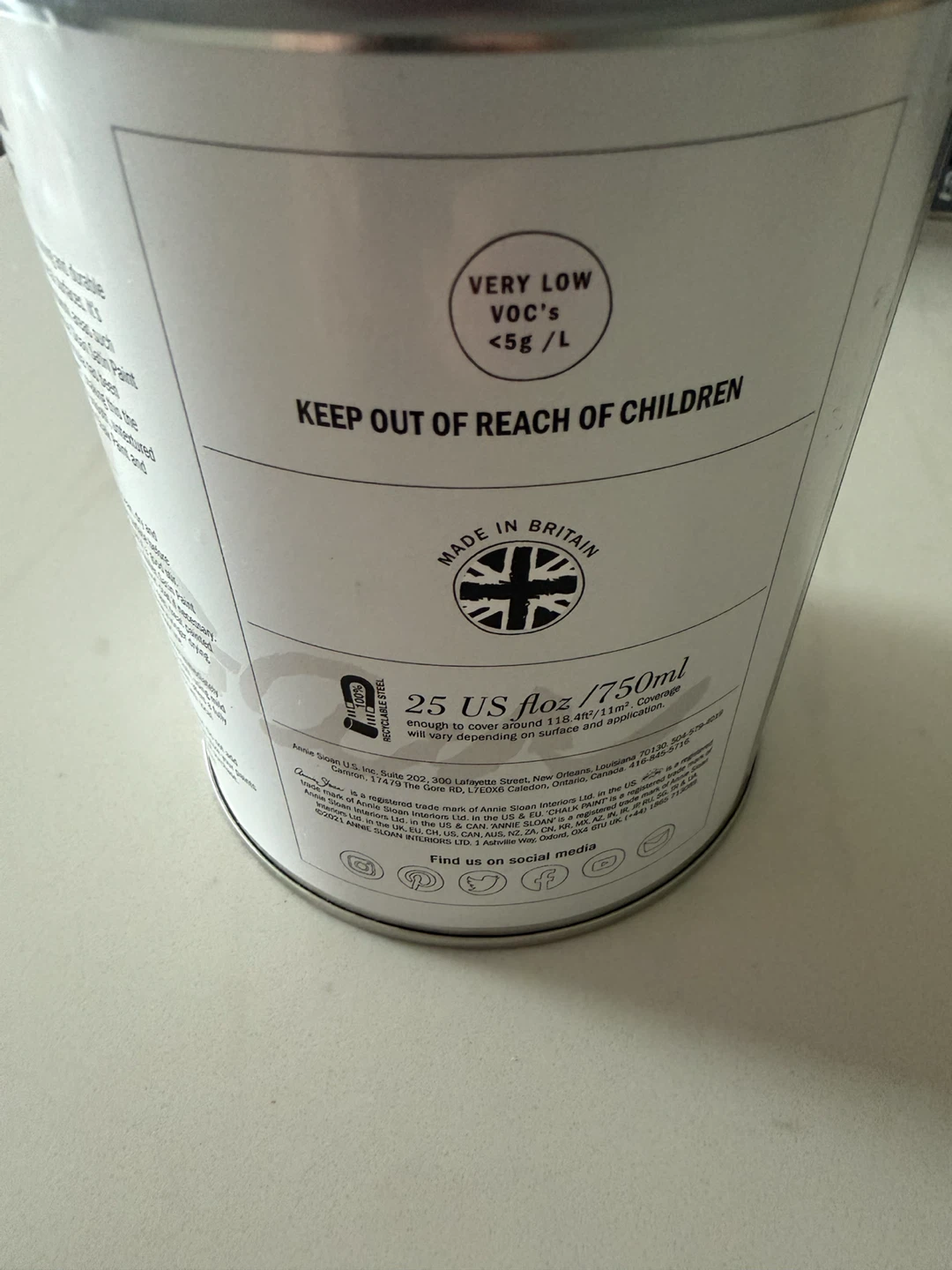 BRAND NEW Annie Sloan Satin Paint 750ml - Knightsbridge Green - photo 2
