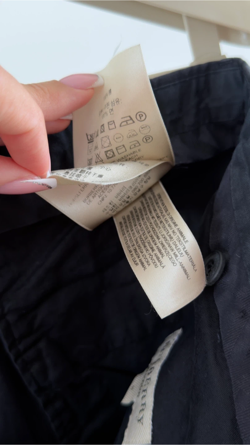 Authentic Burberry Men’s Blue Cotton Pants – Made in Portugal - photo 5