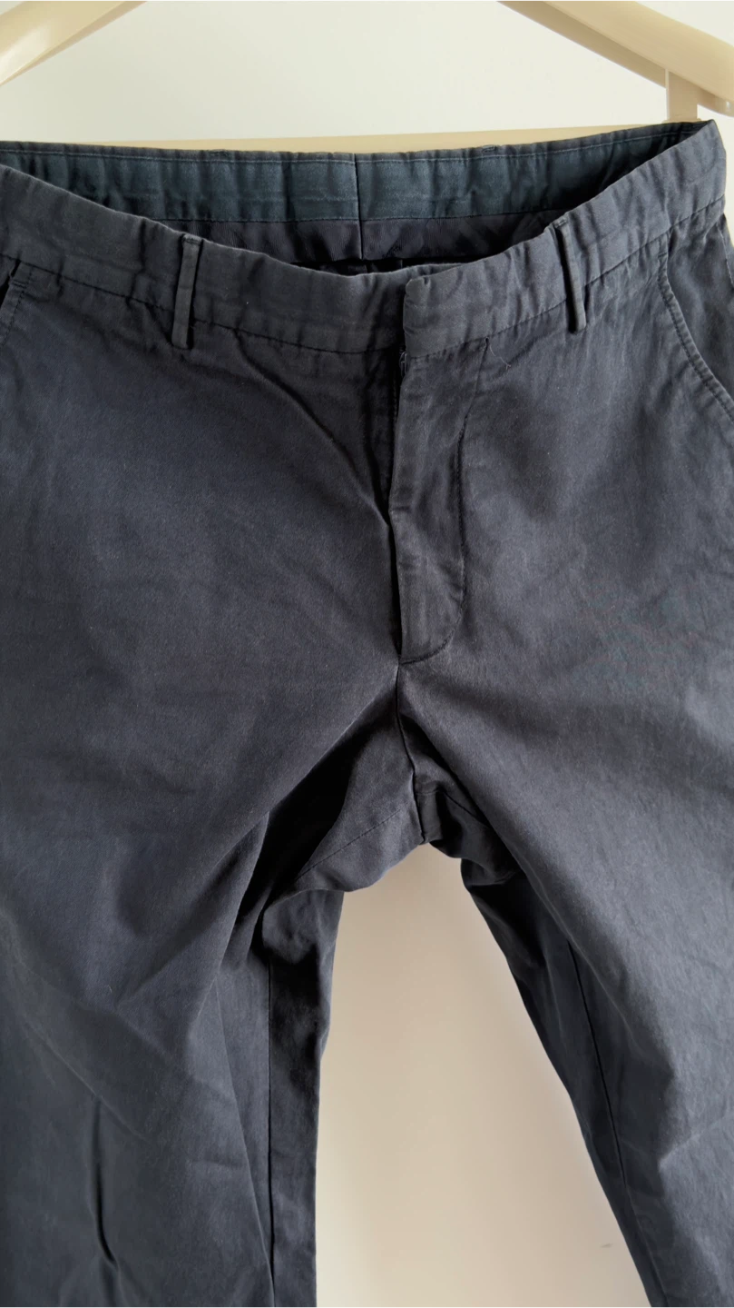 Authentic Burberry Men’s Blue Cotton Pants – Made in Portugal - photo 3