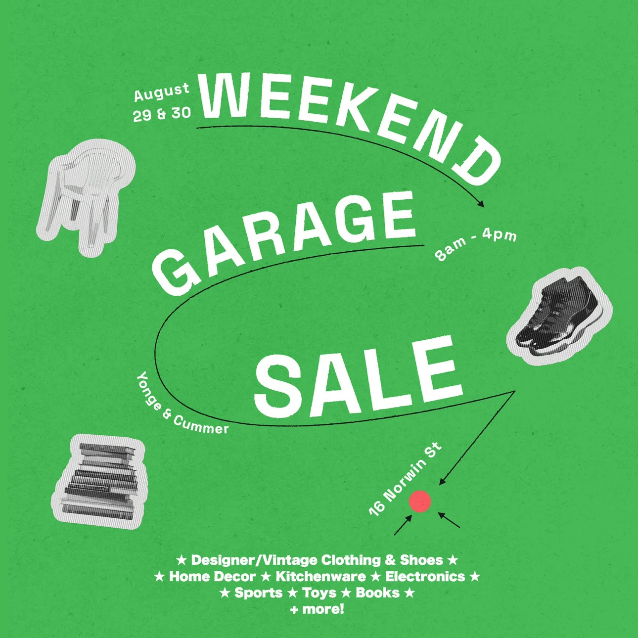 Weekend Garage Sale - August 29-30