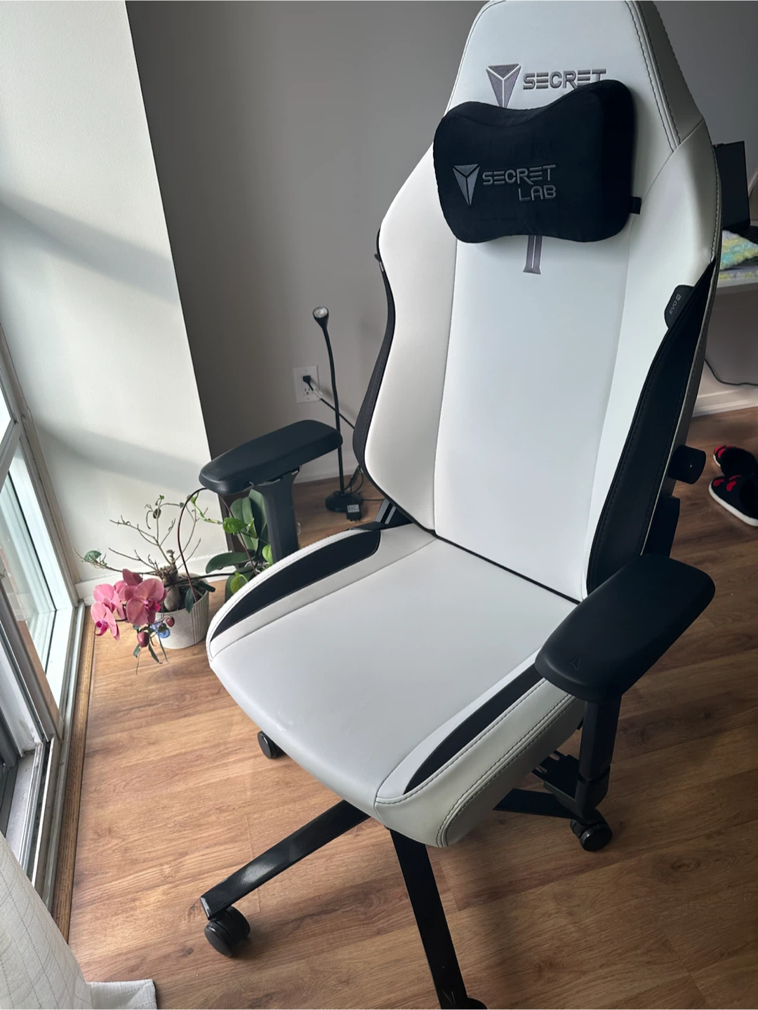 Secretlab TITAN EVO Gaming Chair White & Black with Pillow