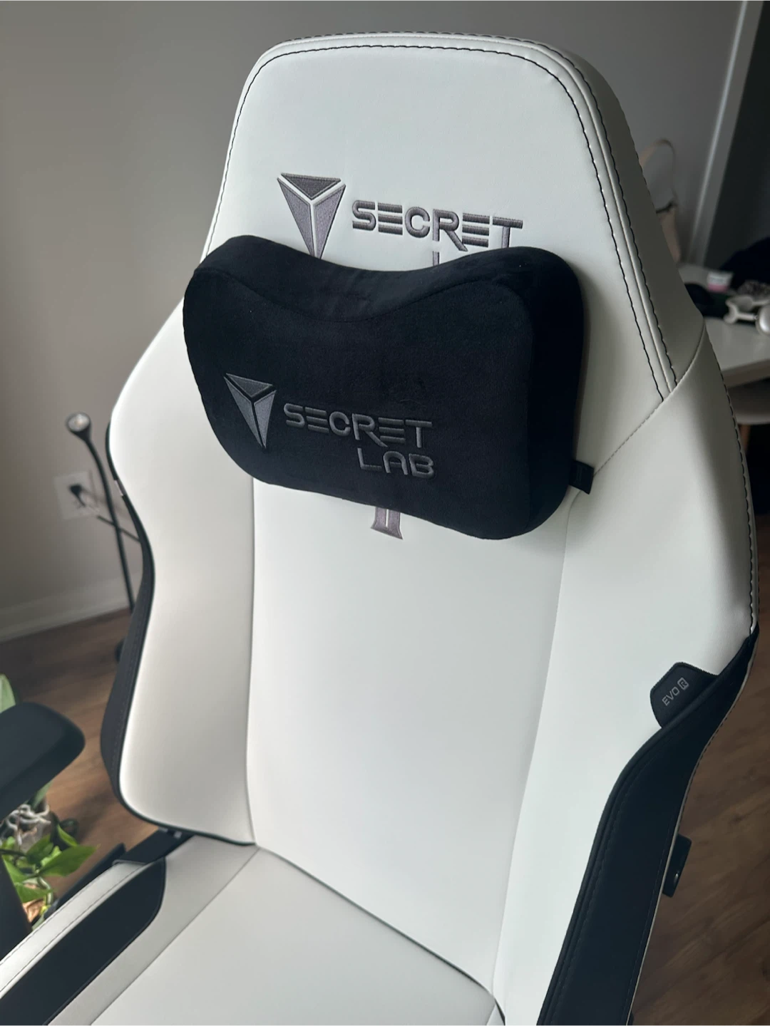 Secretlab TITAN EVO Gaming Chair White & Black with Pillow - photo 4