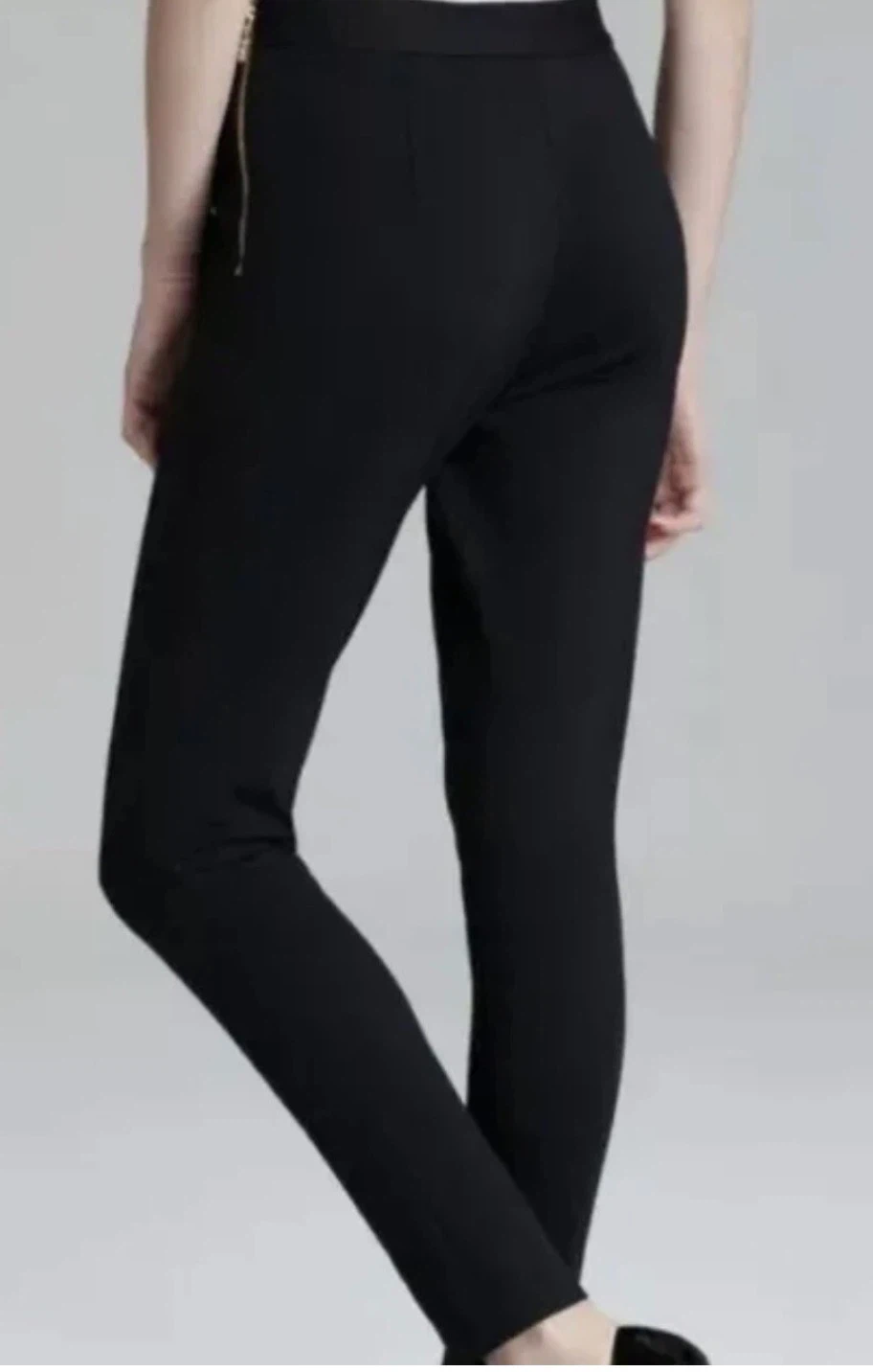 Kate Spade Black Pants with Gold Zipper - photo 2