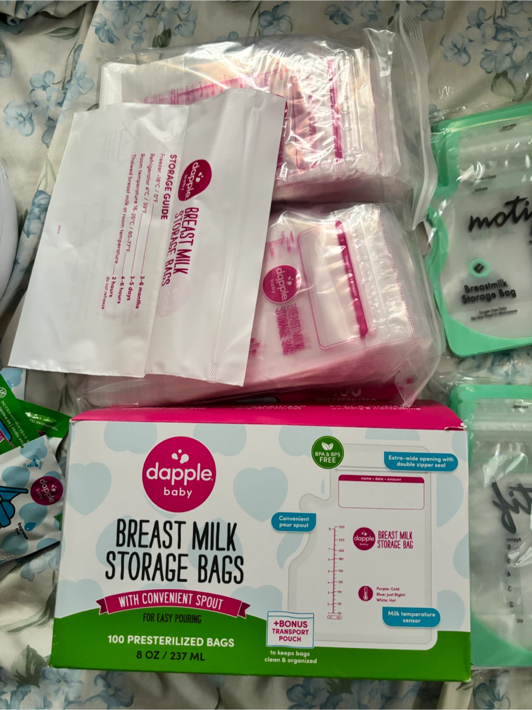 Spectra Breast Pump and breast feeding extras - photo 3