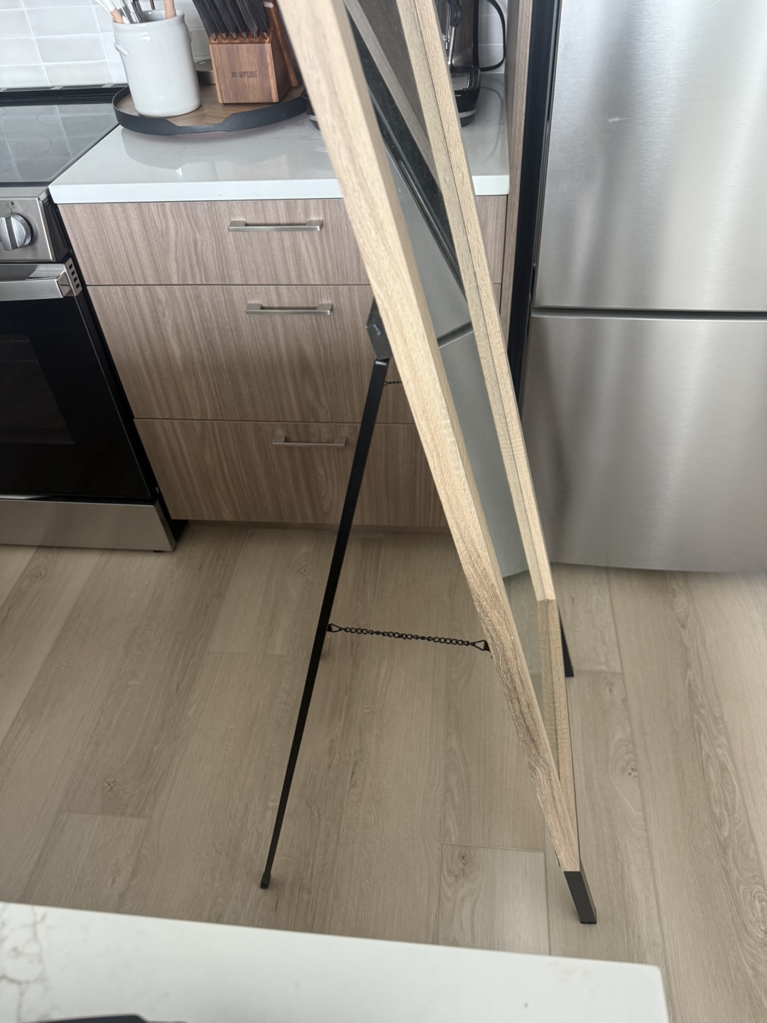 Full Length Standing Mirror with Wooden Frame - photo 4