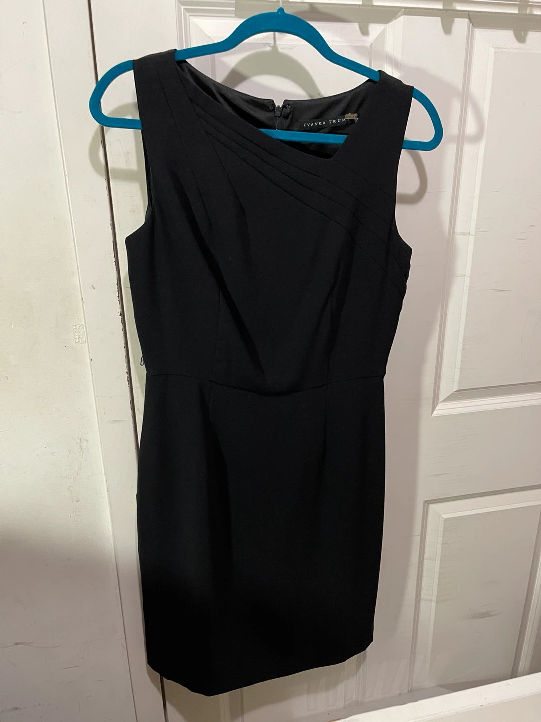 Ivanka Trump Black Sheath Dress Size 8