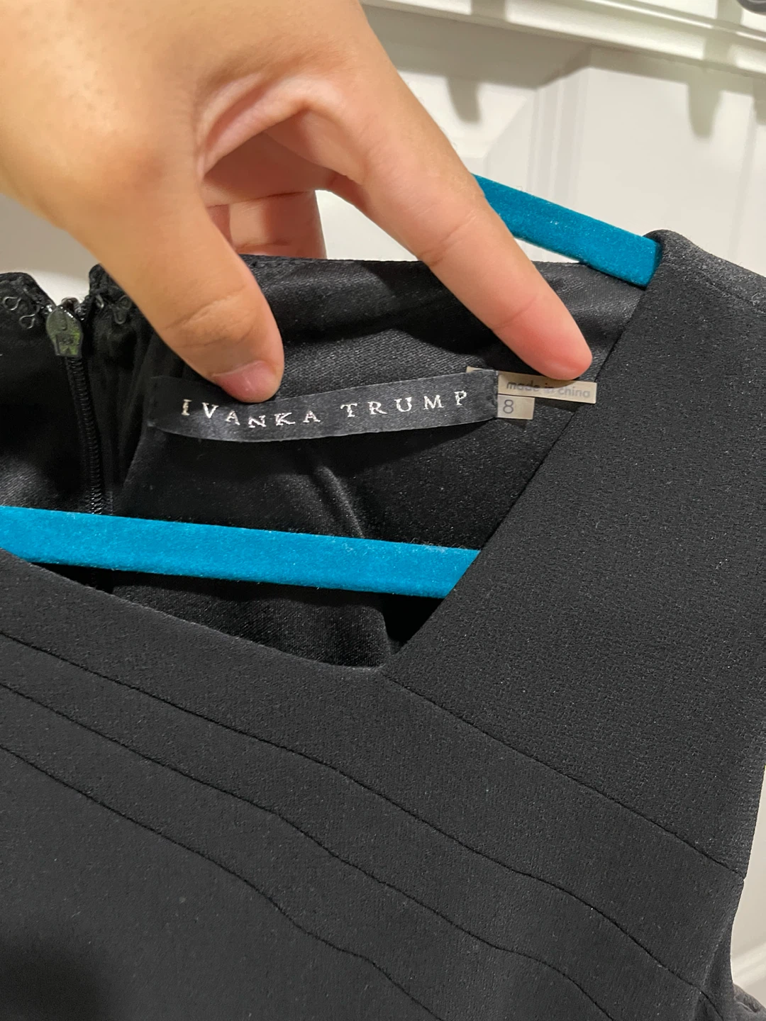 Ivanka Trump Black Sheath Dress Size 8 - photo 2