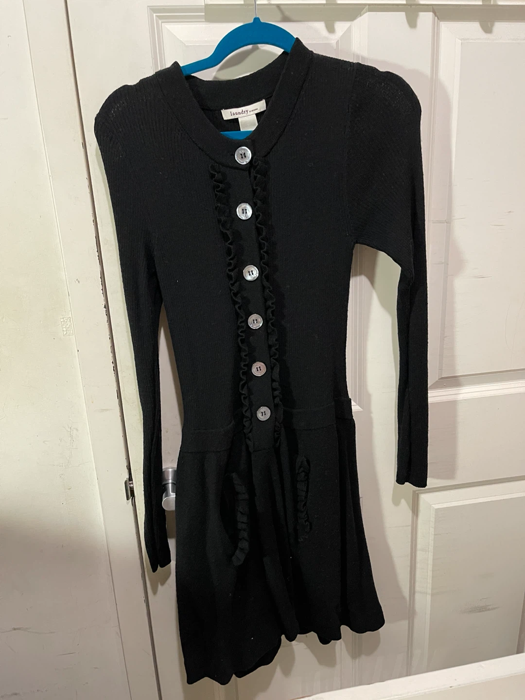 Laundry by Design Black Cardigan Dress