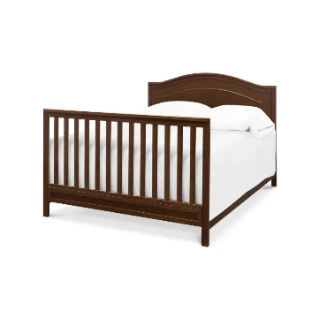 Dark wood convertible baby crib - photo 4