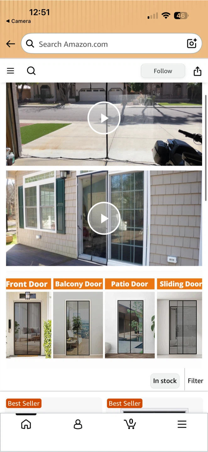 FEGO Magnetic Garage Door Screen 16.3x8.15FT - photo 5