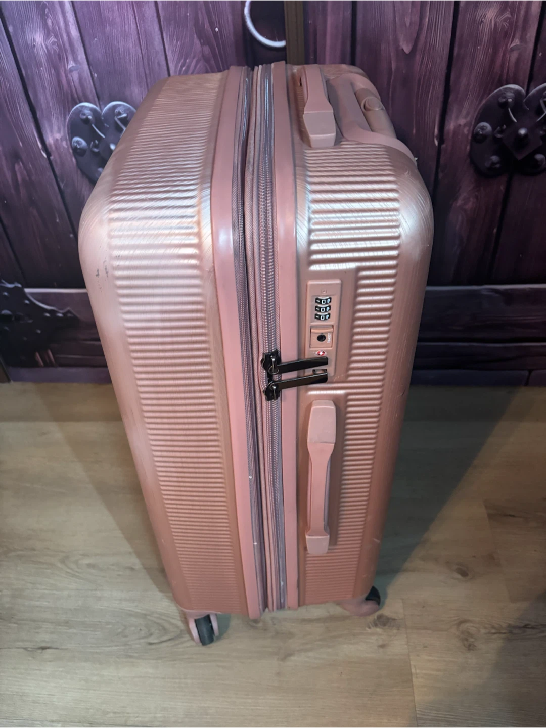 Rose Gold Hardside Spinner Luggage - photo 2