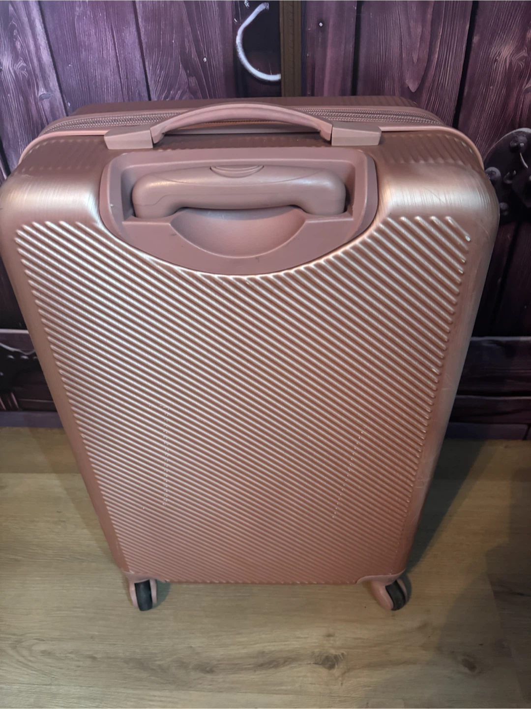 Rose Gold Hardside Spinner Luggage - photo 3