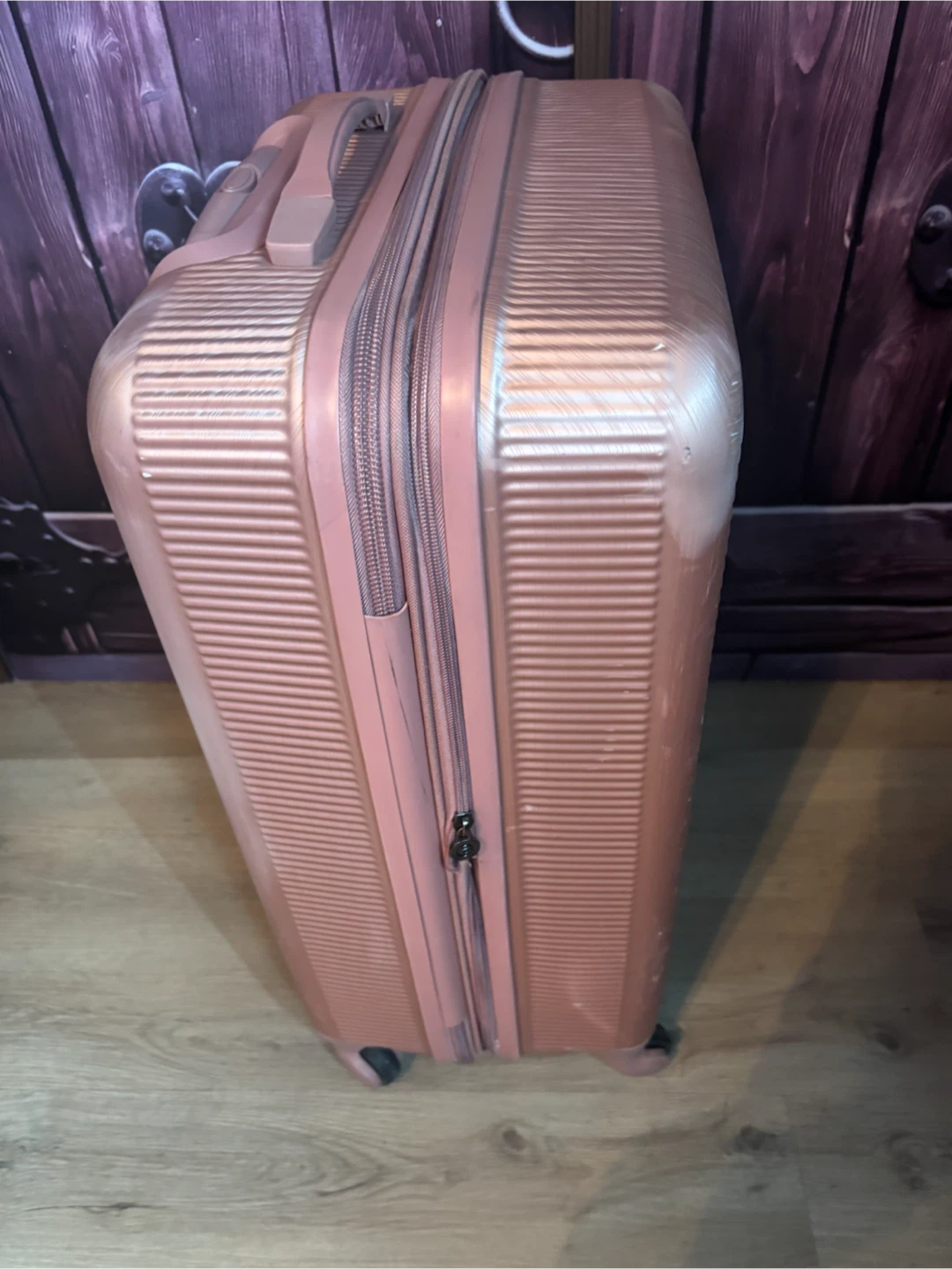 Rose Gold Hardside Spinner Luggage - photo 4