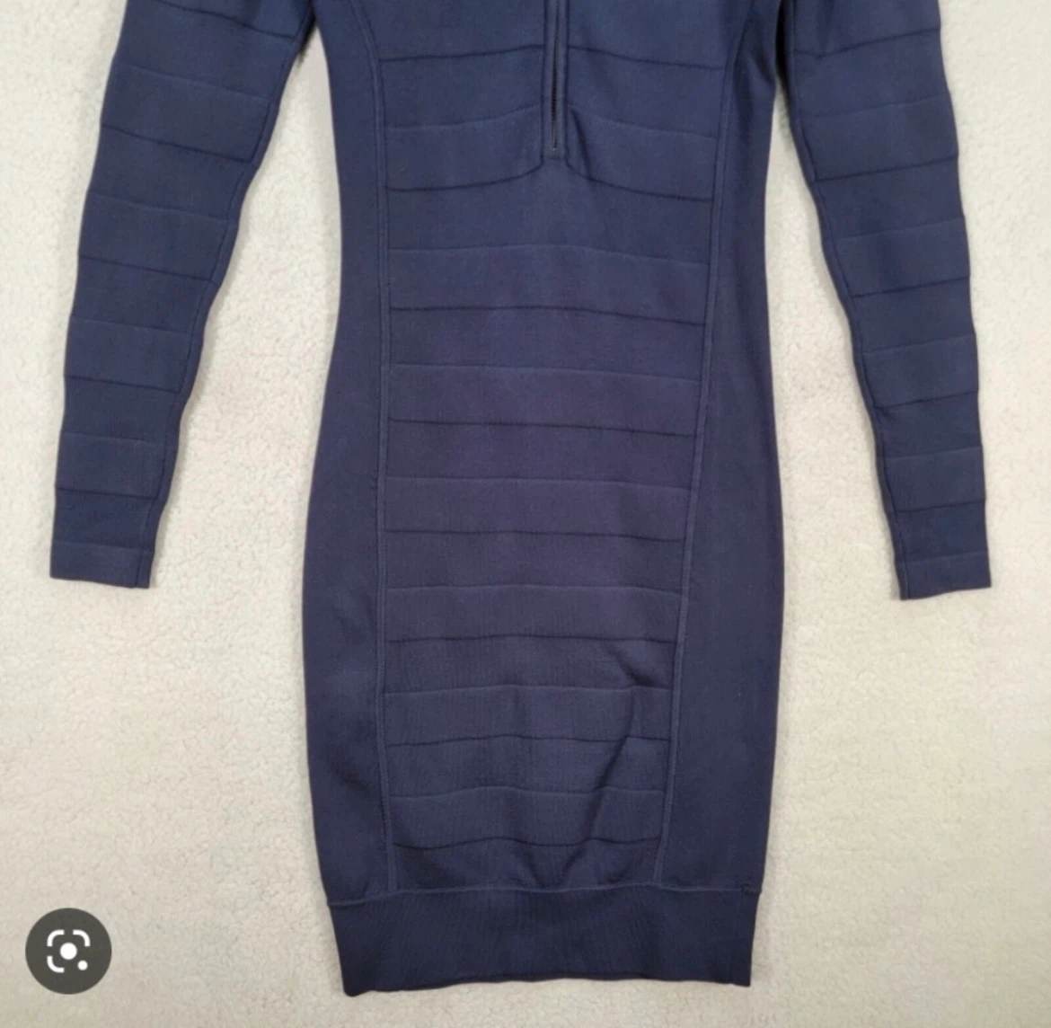 French Connection Navy Bandage Dress - photo 2