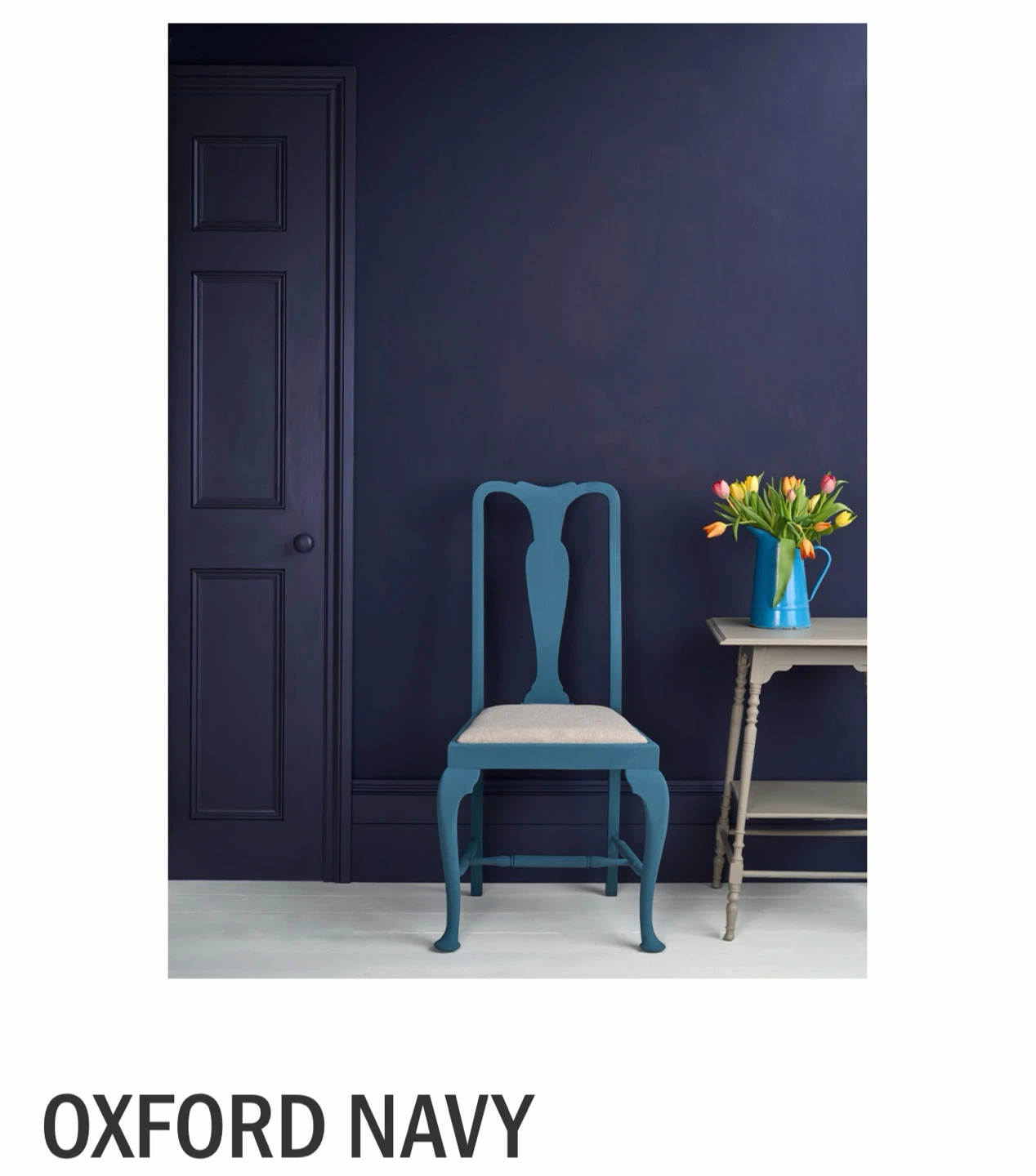 Brand New Annie Sloan Satin Paint  750ml - Oxford Navy - photo 3