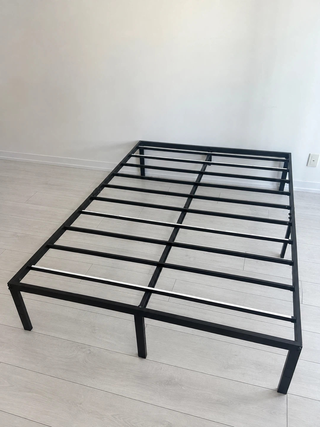 Black Metal Queen Bed Frame