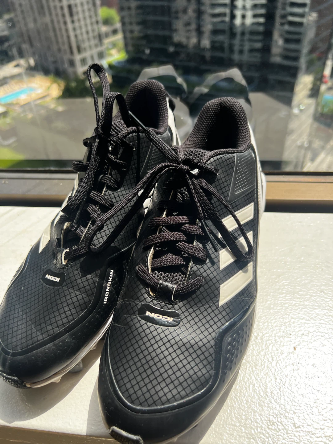 Adidas Icon Baseball Cleats Black Size 8
