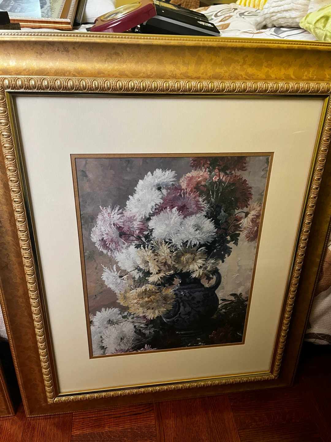 Framed Floral Artwork
