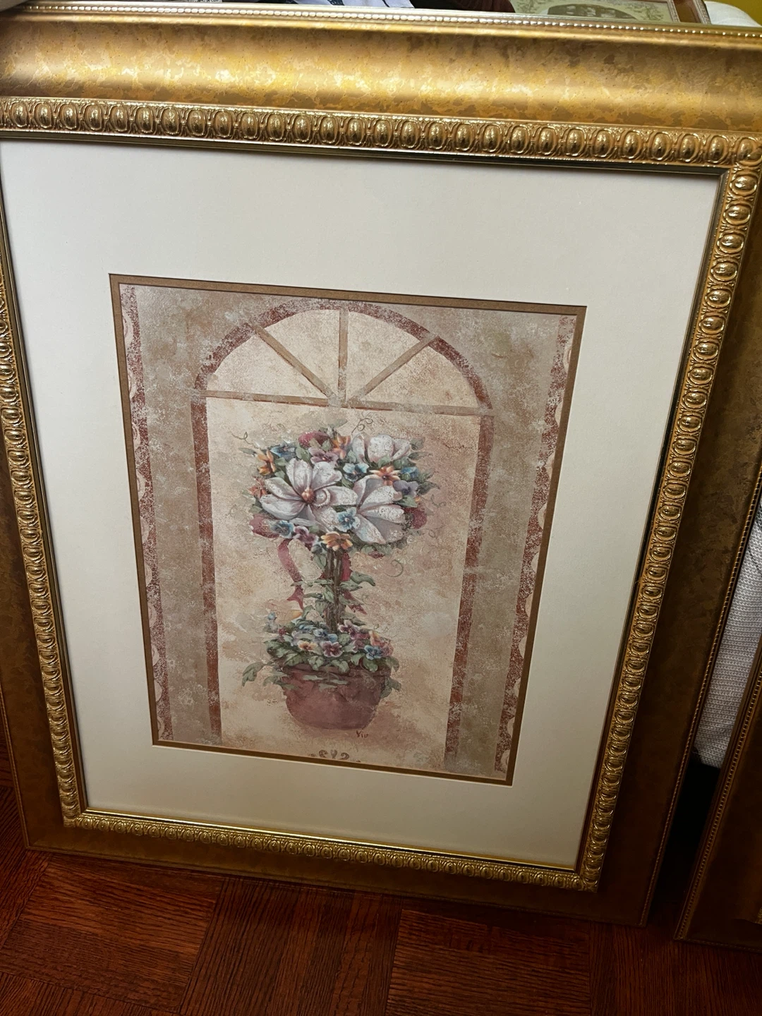 Framed Floral Artwork - photo 2