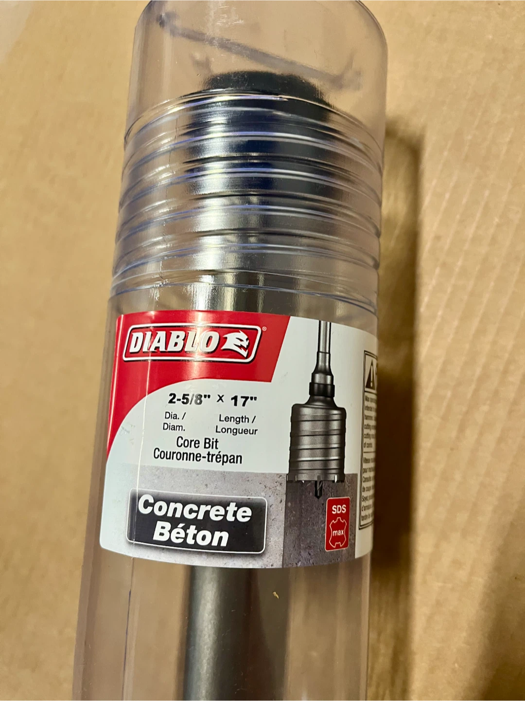 🇩🇪 NEW Diablo 2-5/8" x 17" Concrete Core Bit - photo 2