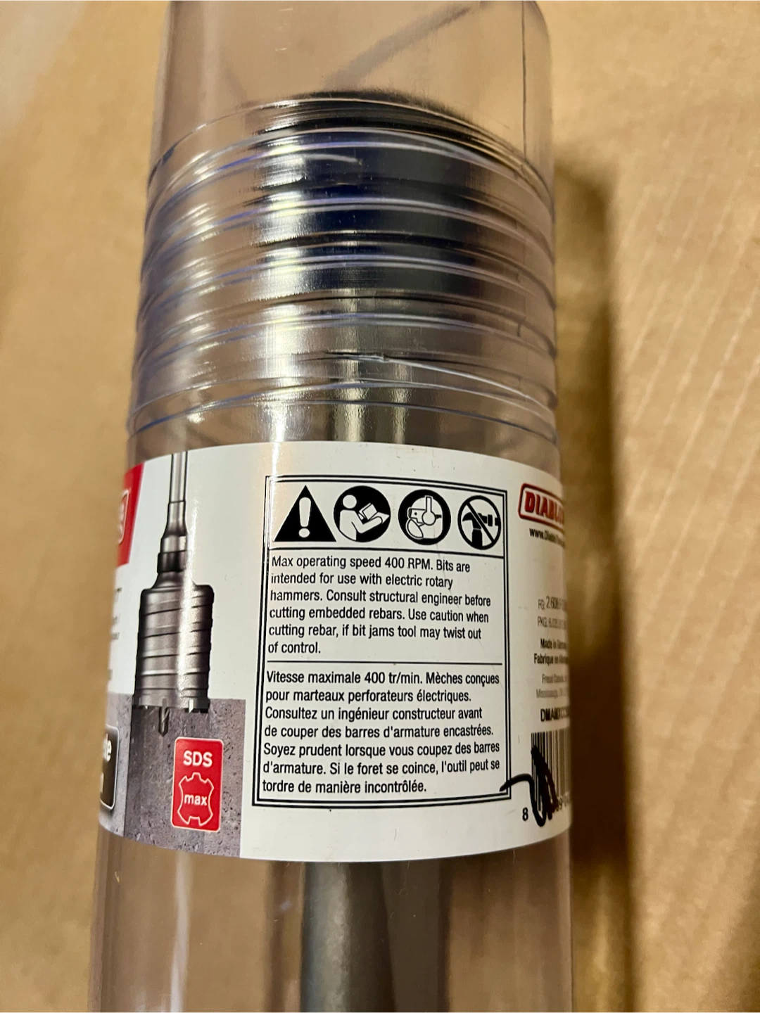🇩🇪 NEW Diablo 2-5/8" x 17" Concrete Core Bit - photo 3