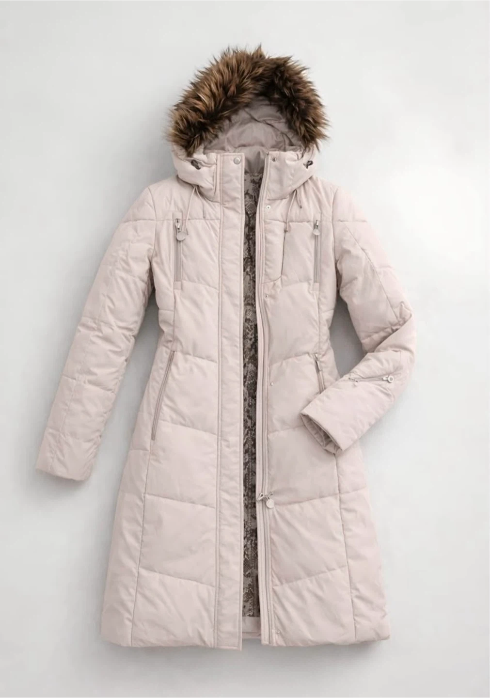 Calvin Klein Down Long Winter Coat - Size XS - photo 2