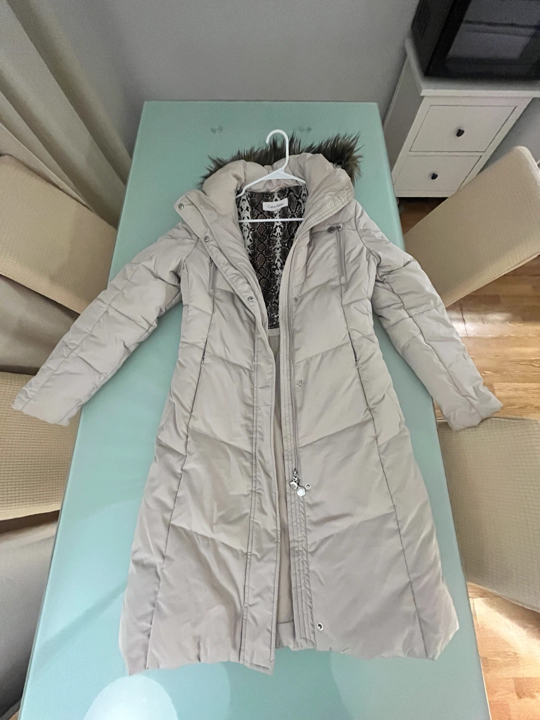 Calvin Klein Down Long Winter Coat - Size XS - photo 4