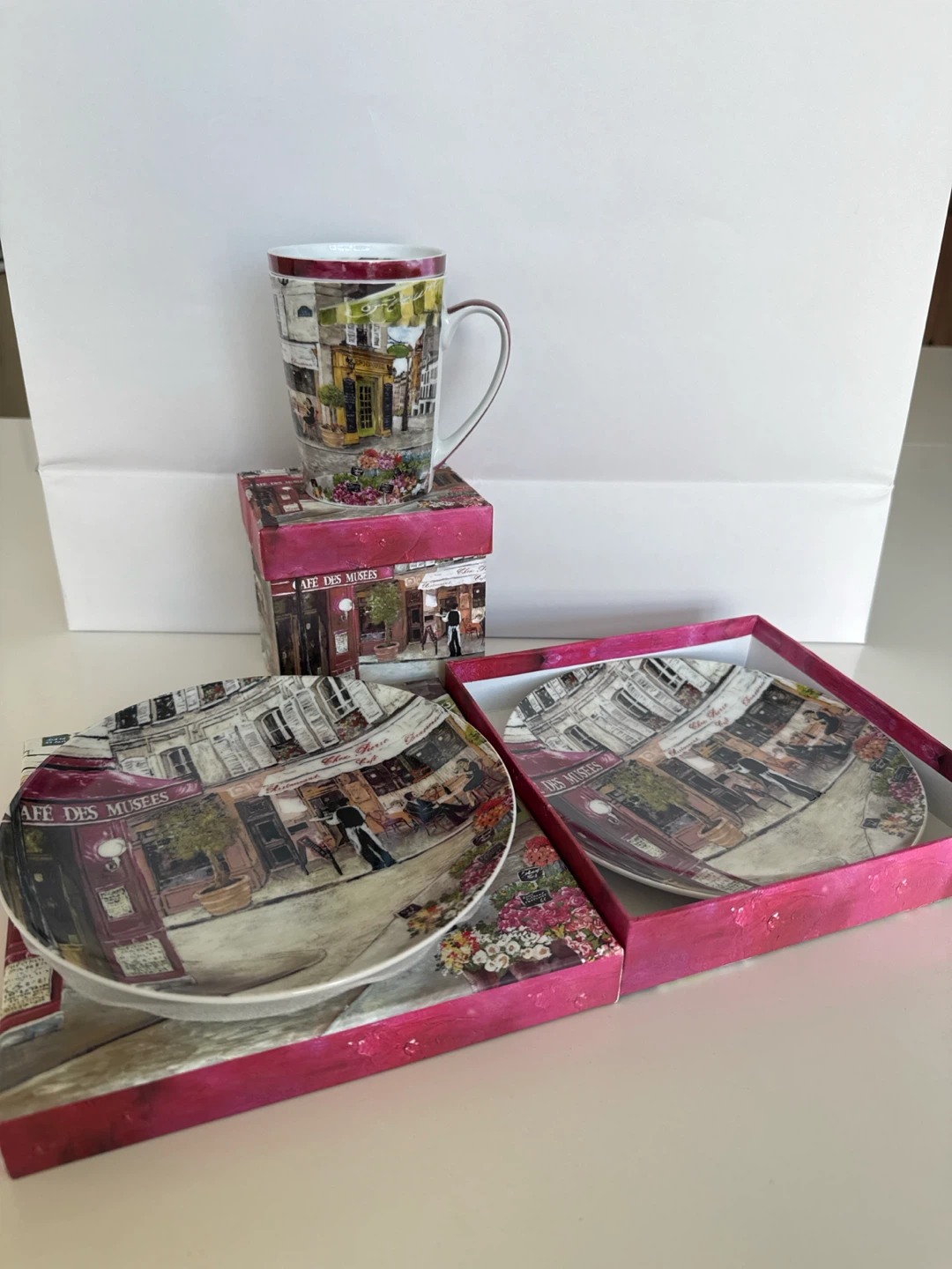 Cafe de Paris Mug and Plate Set