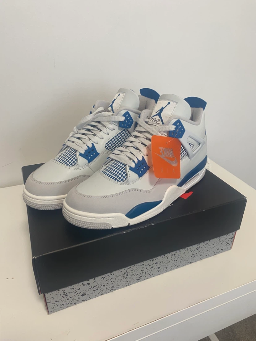 Jordan 4 Retro 'Military Blue (2024)' (US 13M) - photo 2