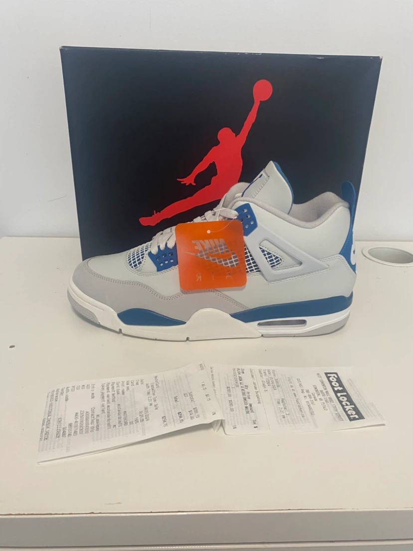 Jordan 4 Retro 'Military Blue (2024)' (US 13M) - photo 4