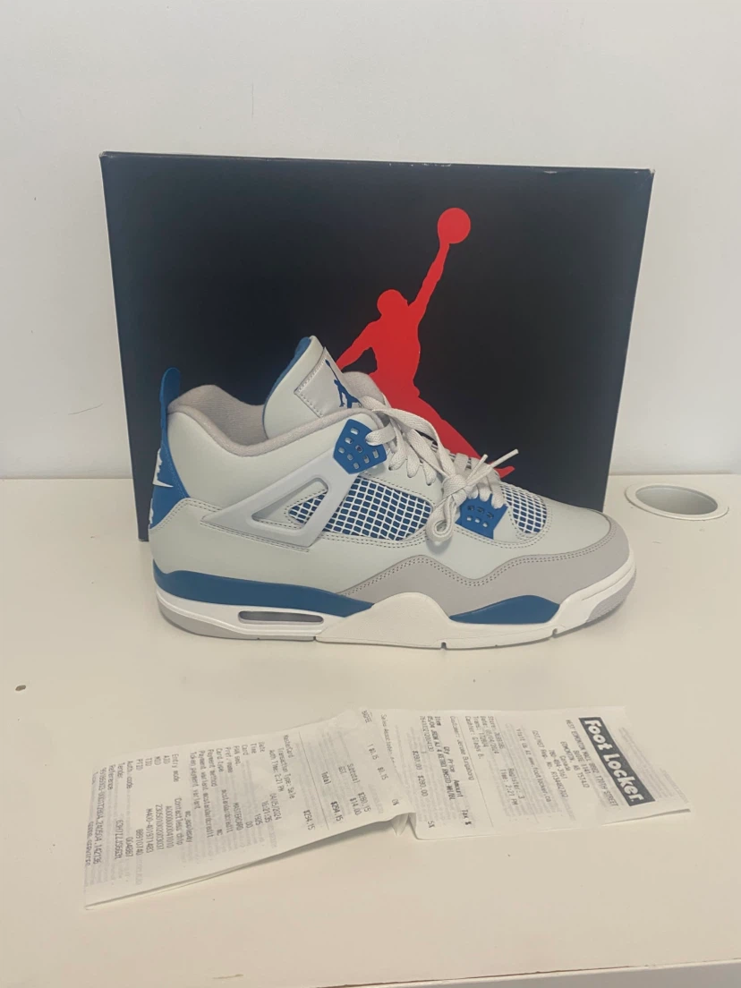 Jordan 4 Retro 'Military Blue (2024)' (US 13M) - photo 5
