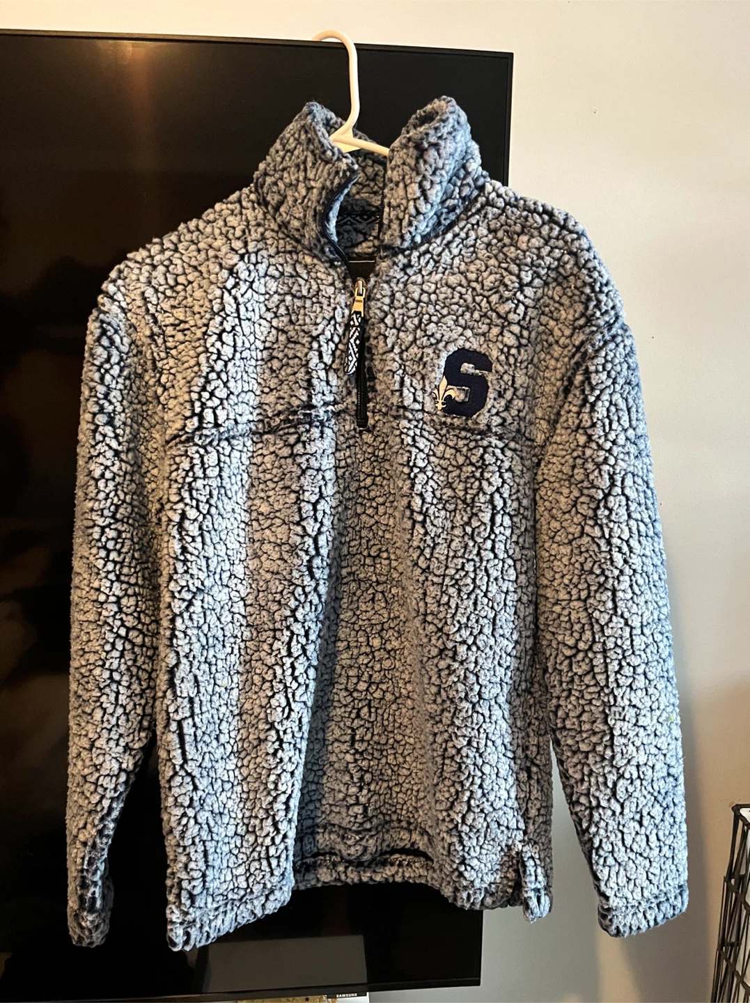 Sherpa Pullover Fleece Sweatshirt