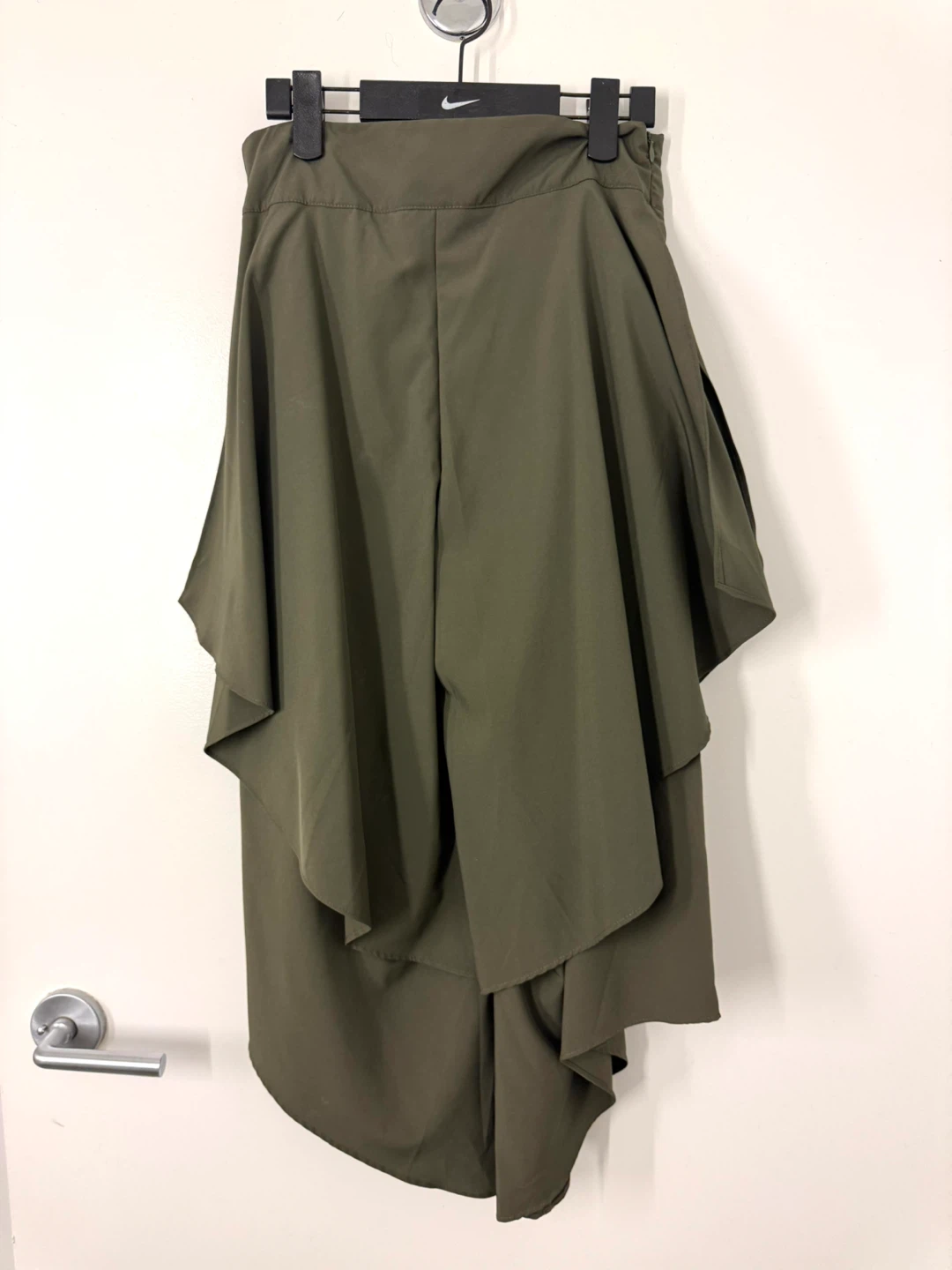Women's Olive Green Flowy Wide Leg Pants - photo 2