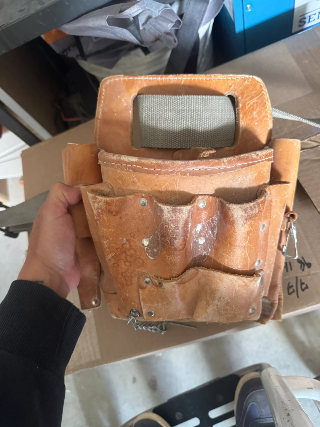 Leather Tool Belt Pouch