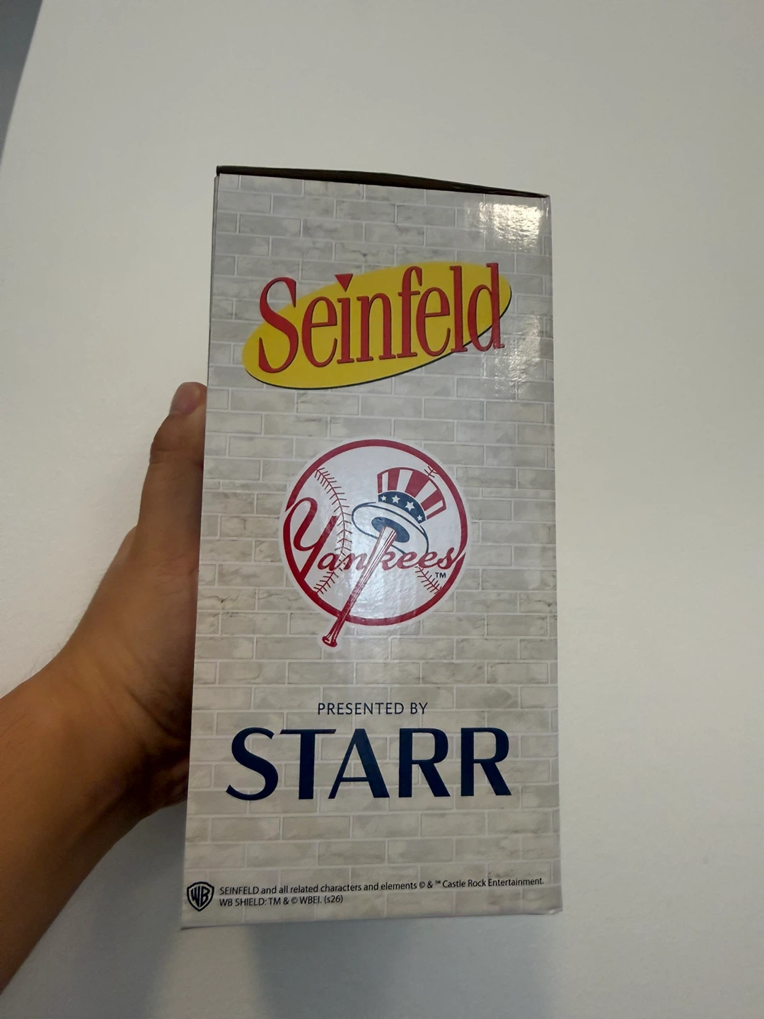 2026 Yankees George Costanza Calzone Bobblehead – New in Box - photo 2