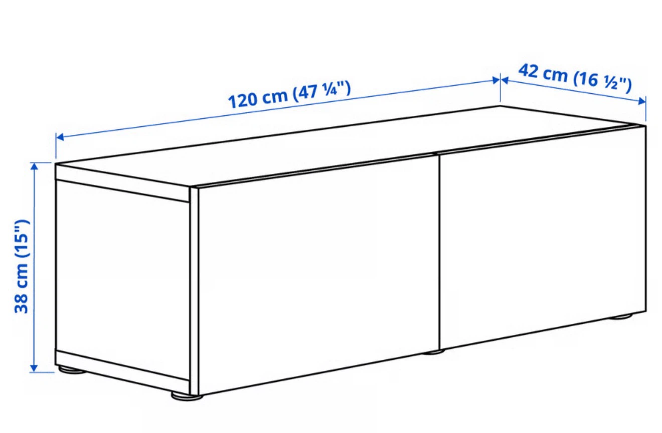 IKEA White Wall Cabinet with Frosted Glass Doors - photo 5