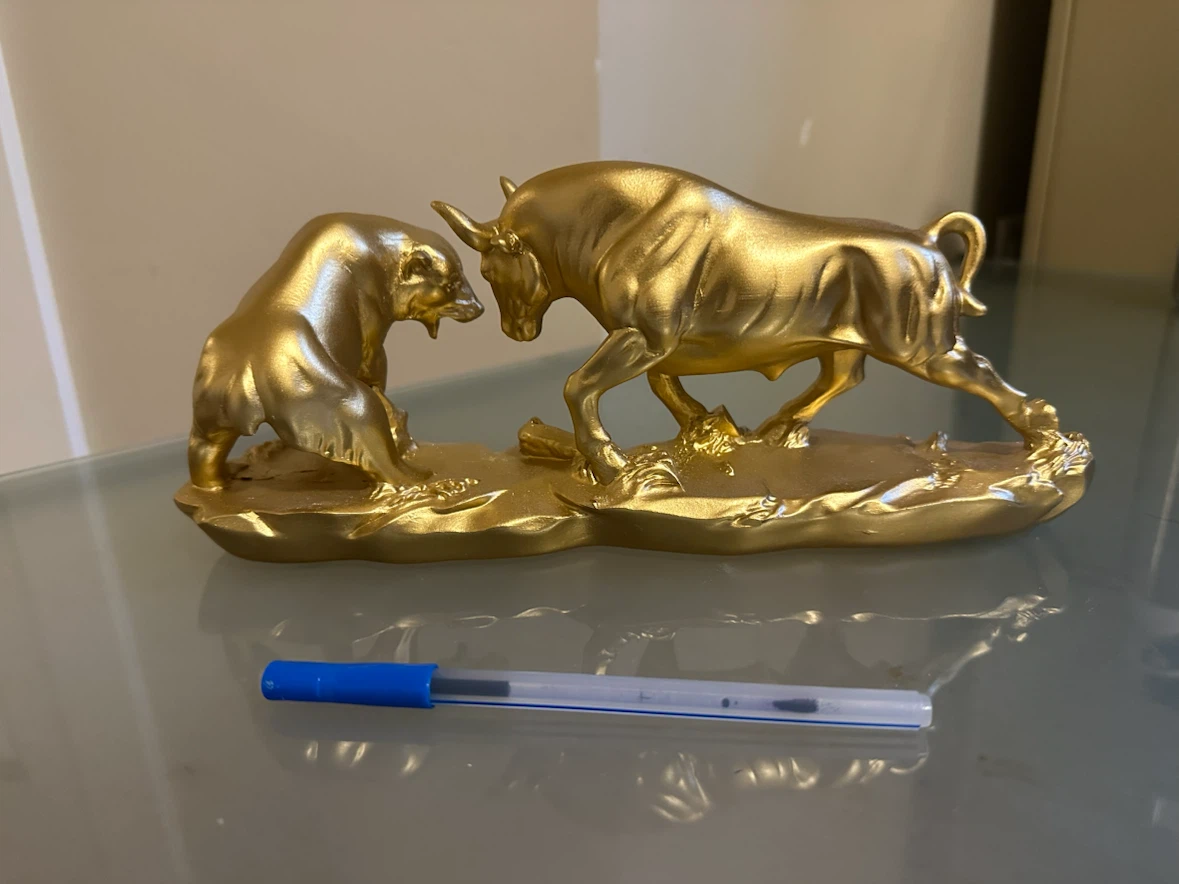 Table Decor Gold Bull and Bear - photo 2