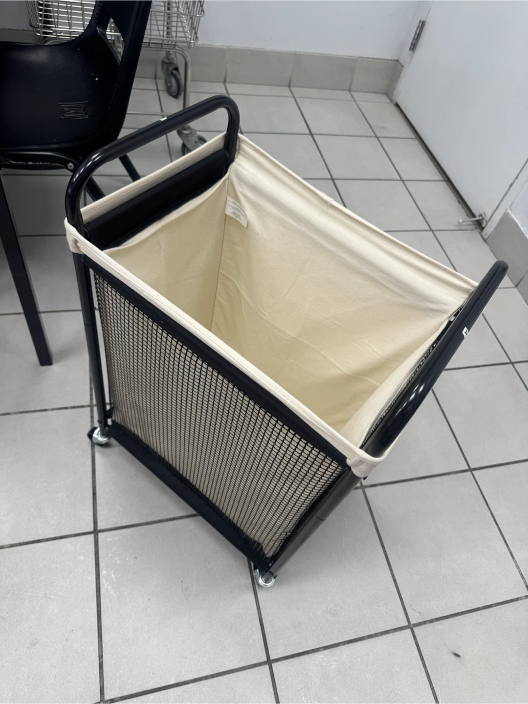 Rolling Laundry Hamper with Liner - photo 3