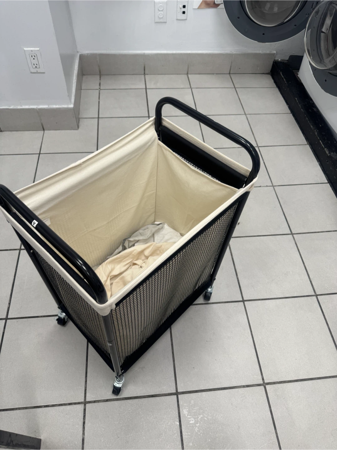 Rolling Laundry Hamper with Liner - photo 4
