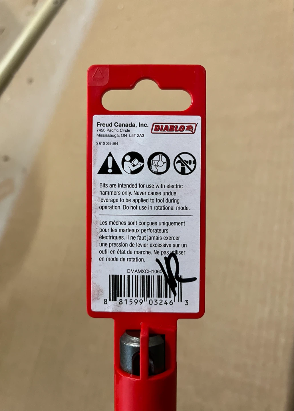 🇮🇹 NEW DIABLO SDS-Max Dual Tooth Flat Chisel 1" x 16" - photo 3