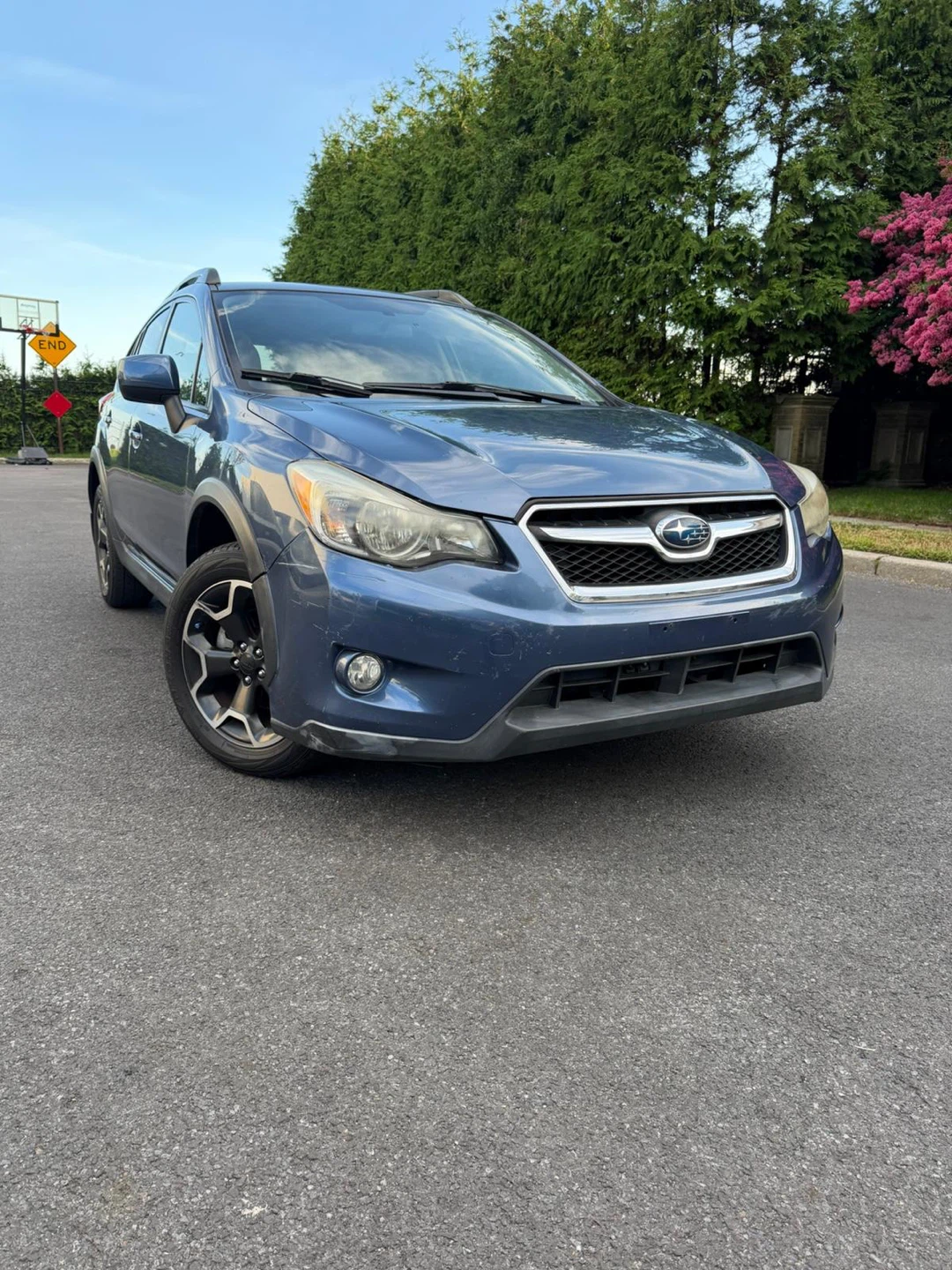 Blue Subaru Crosstrek