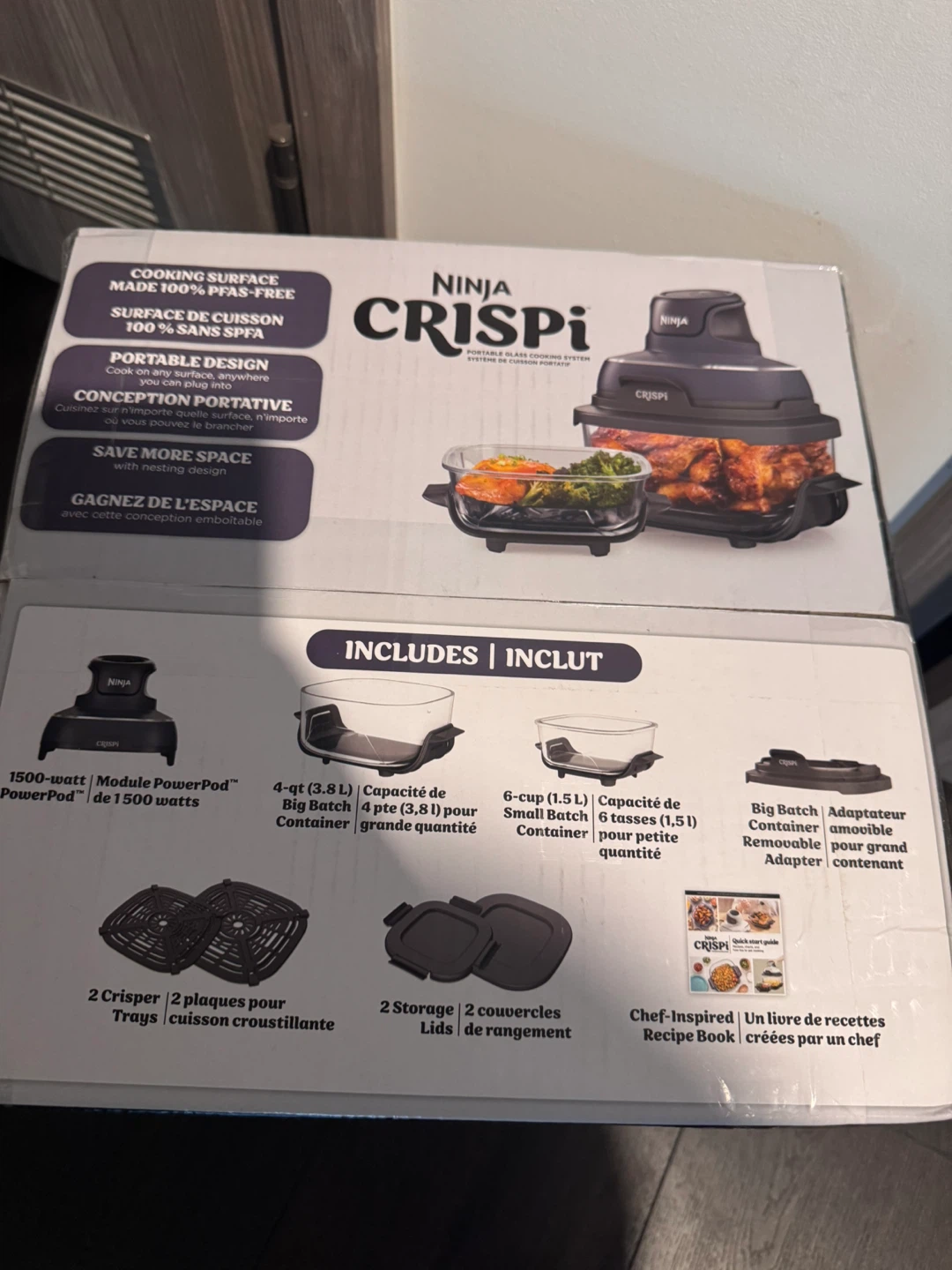 BRAND NEW Ninja Crispi Air Fryer Grill 1500-watt