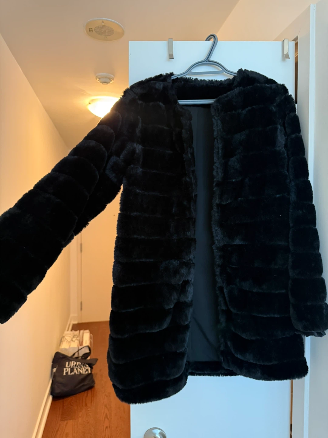 Black Faux Fur Jacket - photo 2