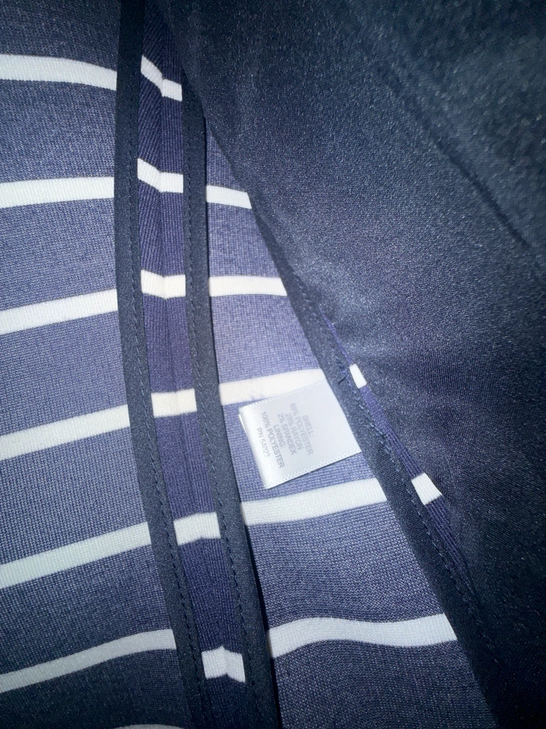 Banana Republic Navy and White Striped Blazer - Size 2P - photo 3